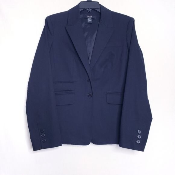 Victoria's Secret Body by Victoria Black Blazer Suit Jacket Women's Size 8 - Picture 7 of 7